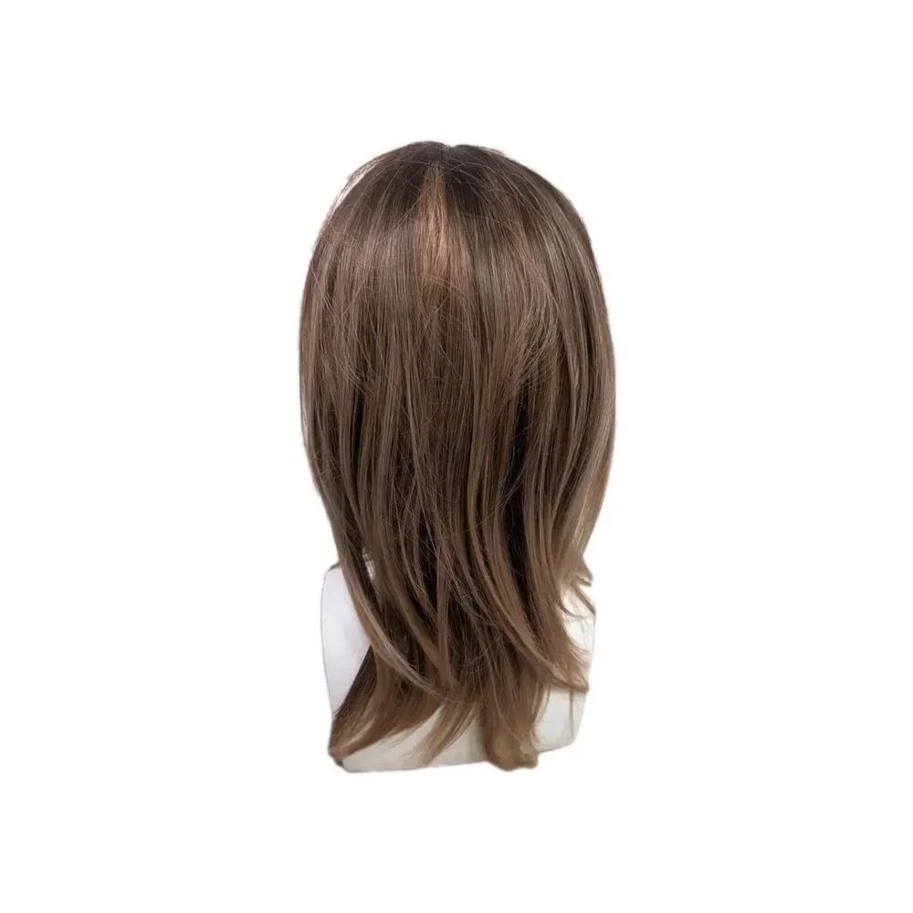 Unbranded Short Brown Blonde Ombre Synthetic Wig‎ Layered Hair